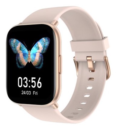 OROMED Pametni sat ORO-Fit Pro GT, 4,52 cm (1,78") AMOLED, 368 × 448 piksela, zaslon na dodir, ružičasti